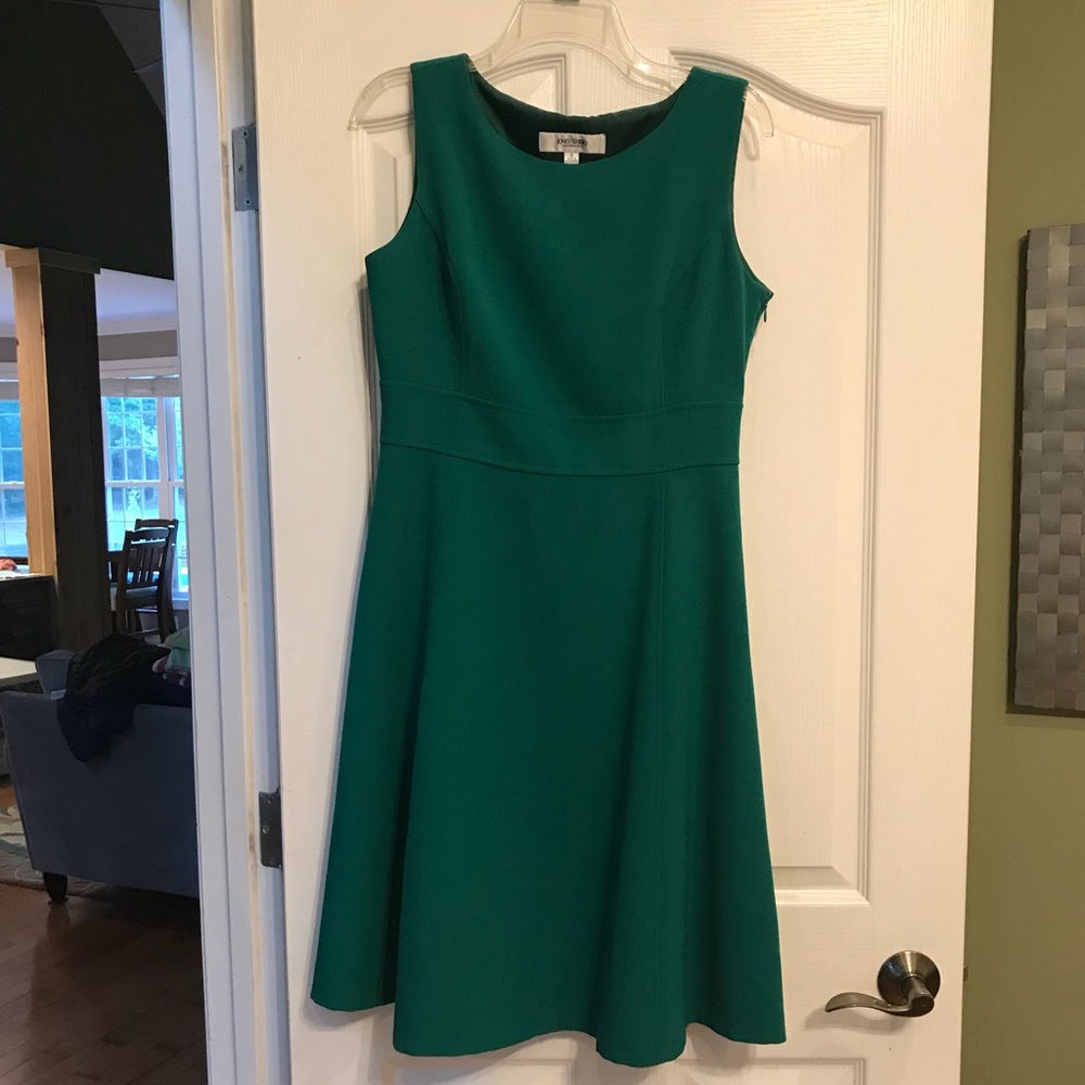 Knee length Kelly green Jones studio dress